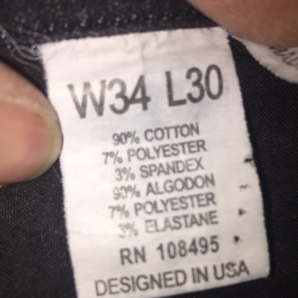 VICTORIOUS BLUE JEANS STRAIGHT LEG 34/30 - Picture 4 of 5